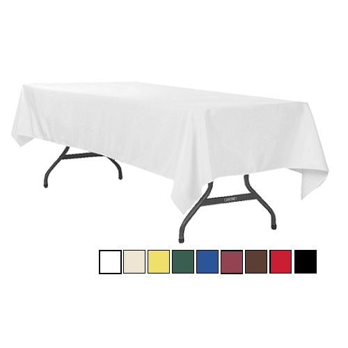 Tablecloths, 120×54″ Banquet, Cotton A to Z Party Rental