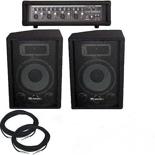 Phonic Amp and Speaker Kit A to Z Party Rental