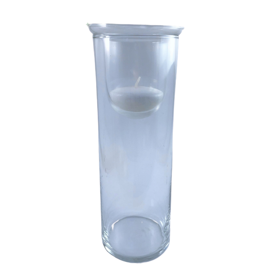 Glass Cylinder Vase (8″ Narrow) A to Z Party Rental